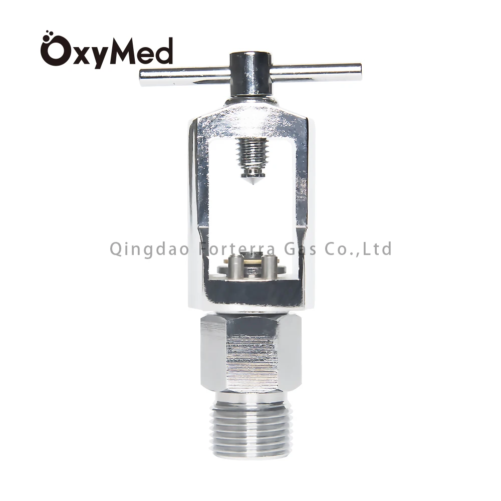 Medical Pin Index Valve Connectors Oxygen Cylinder Transfill Yoke Adaptor Cga870 To Cga540